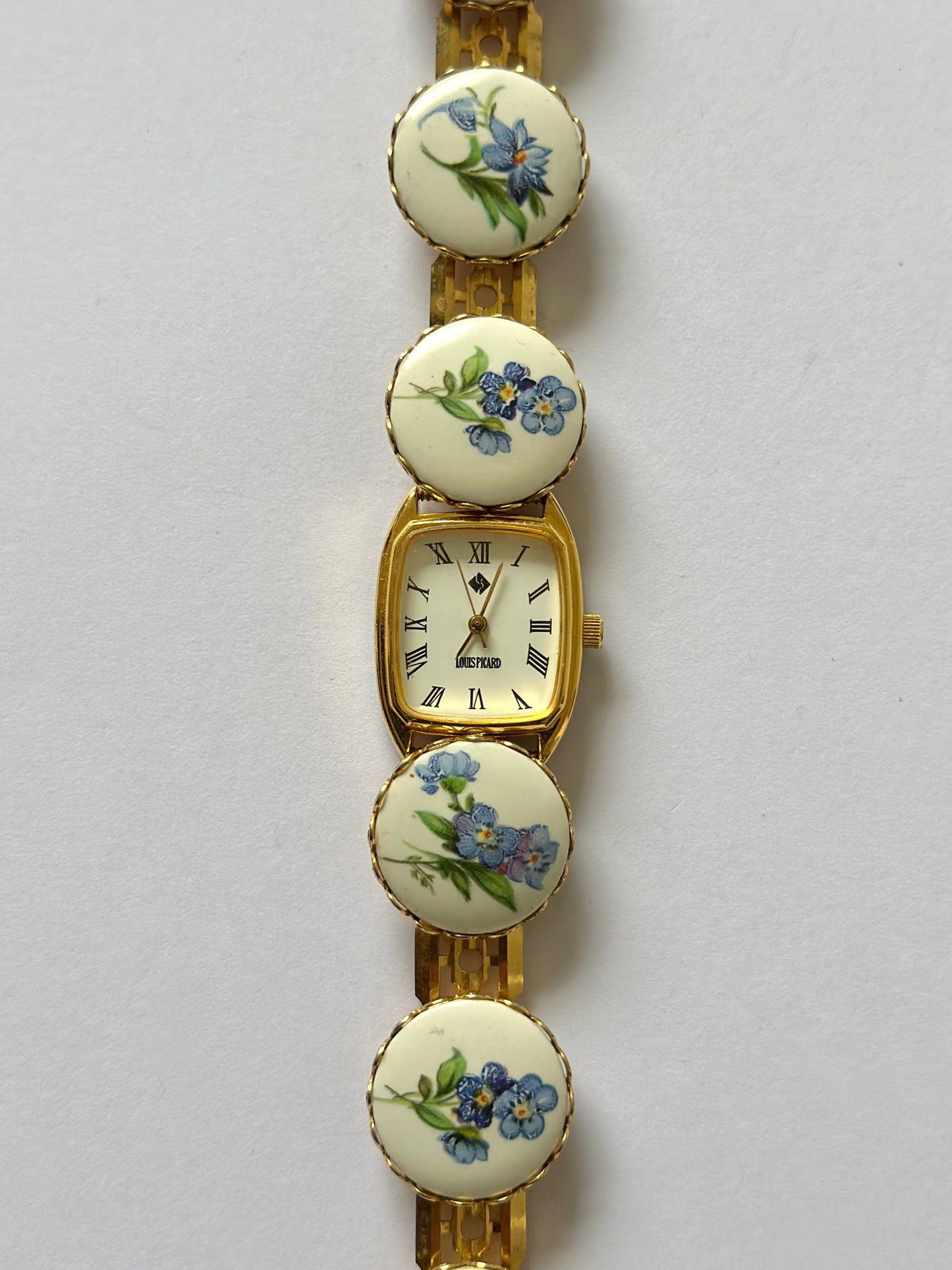 Reworked Flower Enamel Watch