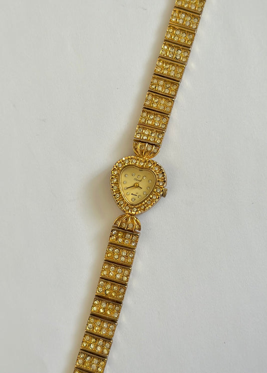 Heart Gold Watch