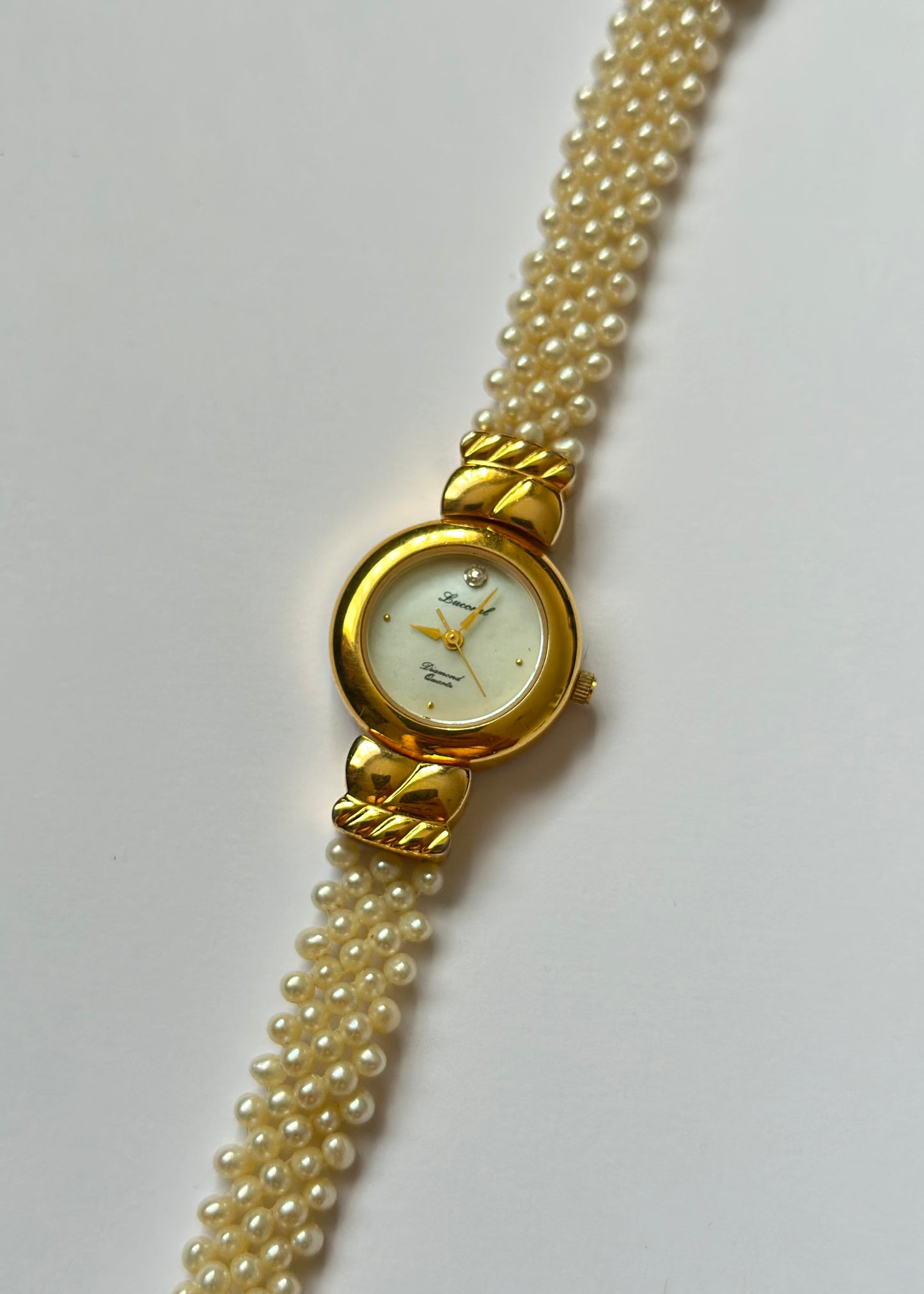 Real Pearls Watch in original box
