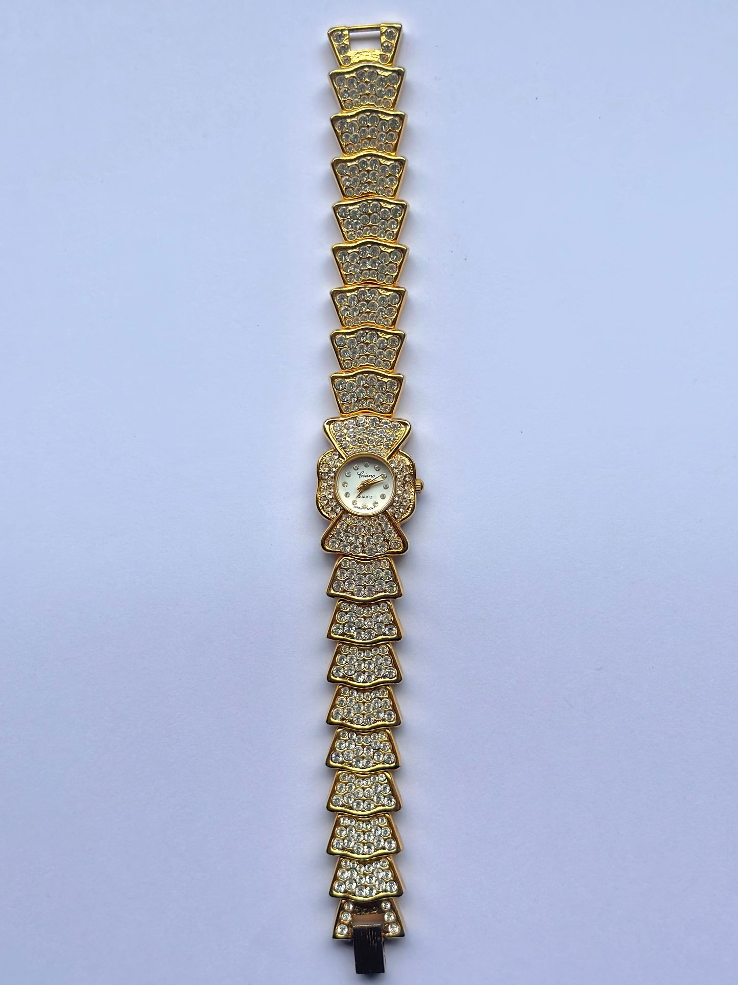 Gold Diamante Watch