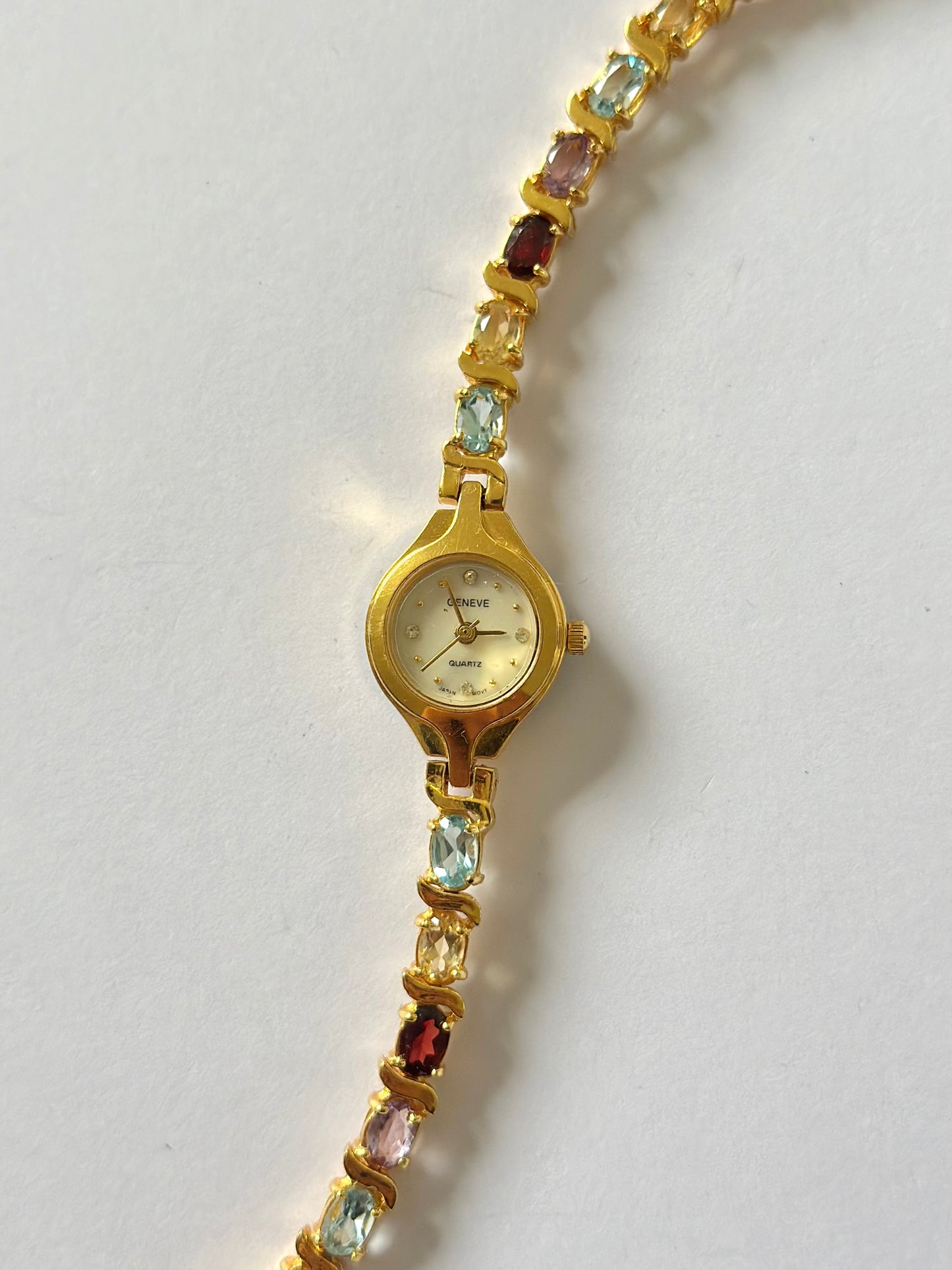 Gold Multi Gem Watch (sells for £100+)