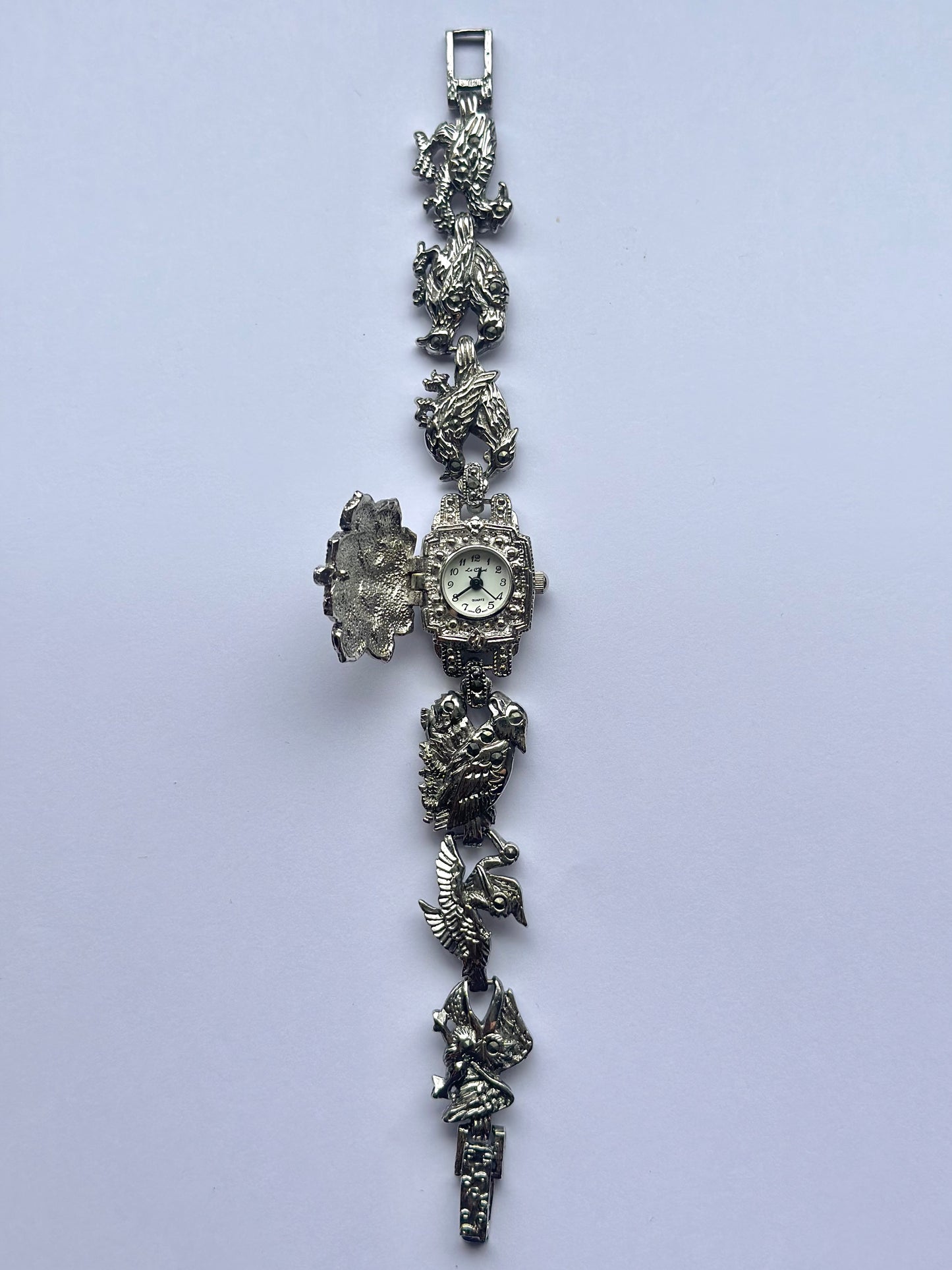 Silver Peakaboo Watch