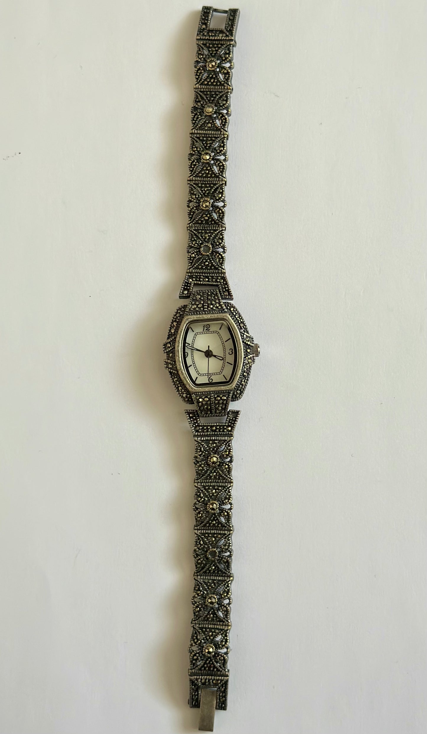 Marcasite Silver Watch