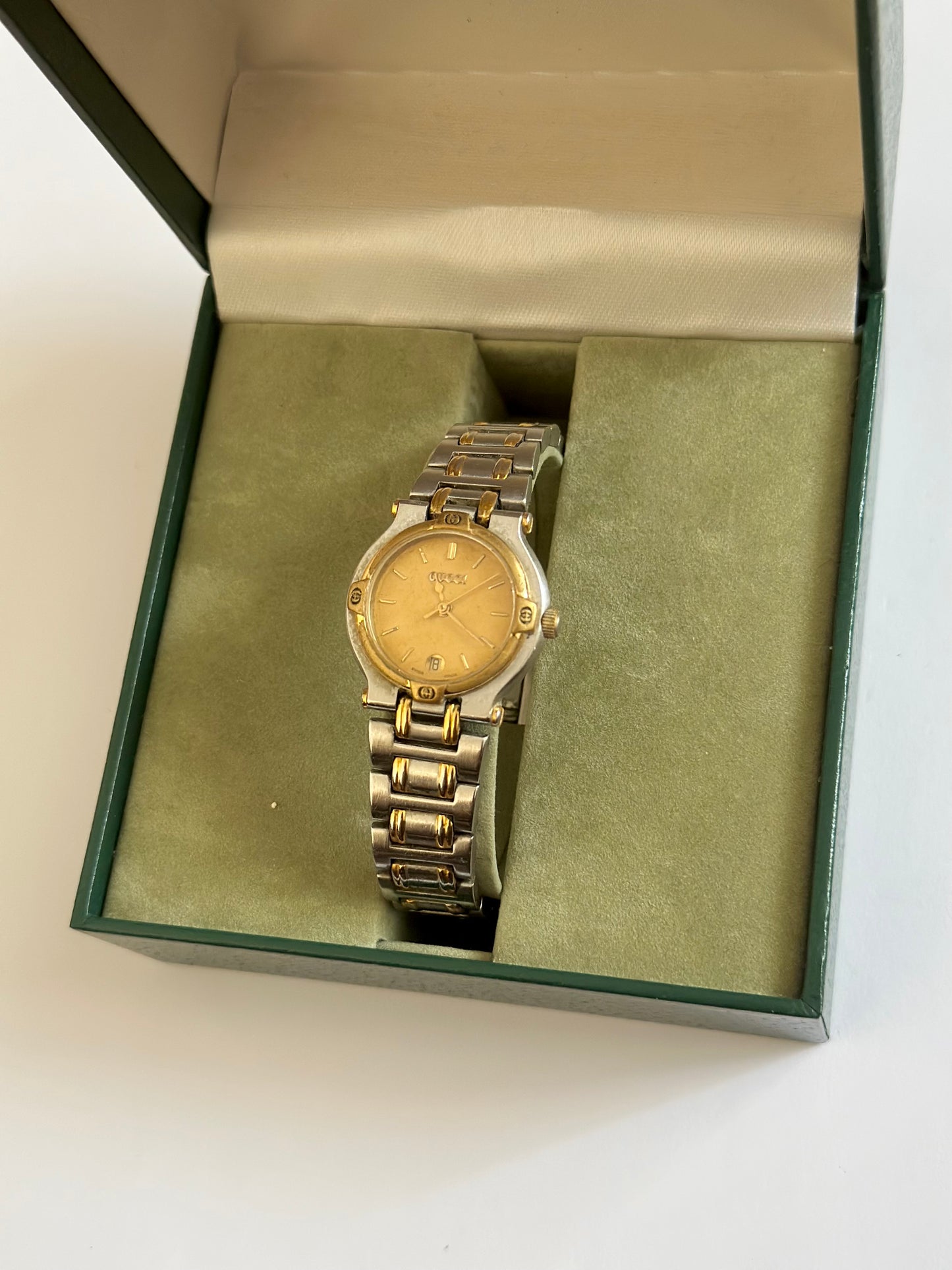 Gucci Two Tone Watch