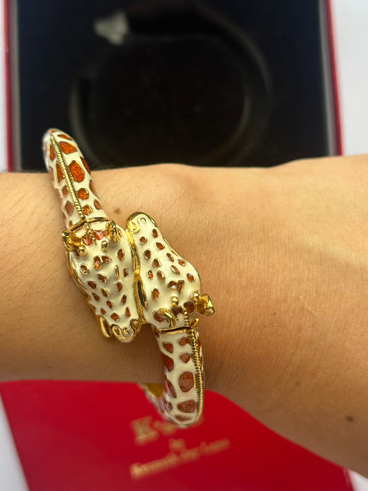 1990s Enamel Giraffe Watch
