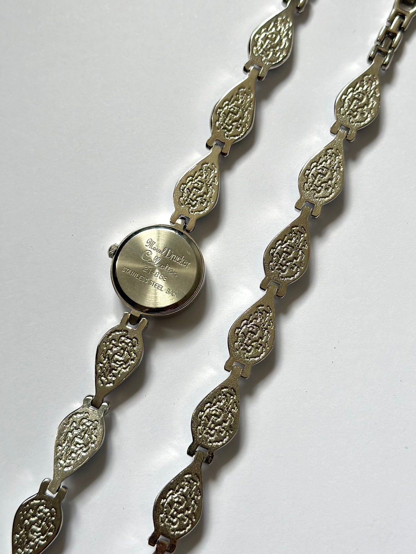 Silver Watch and Bracelet