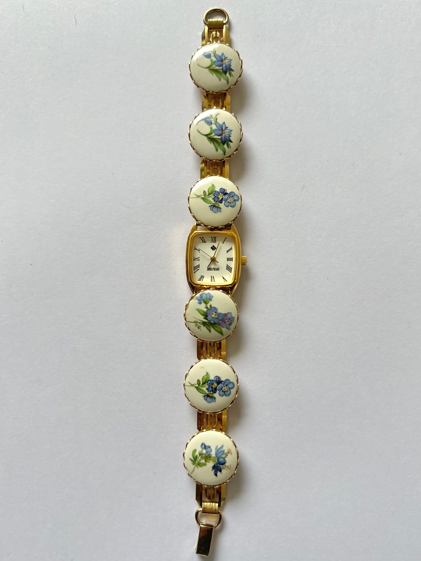 Reworked Flower Enamel Watch