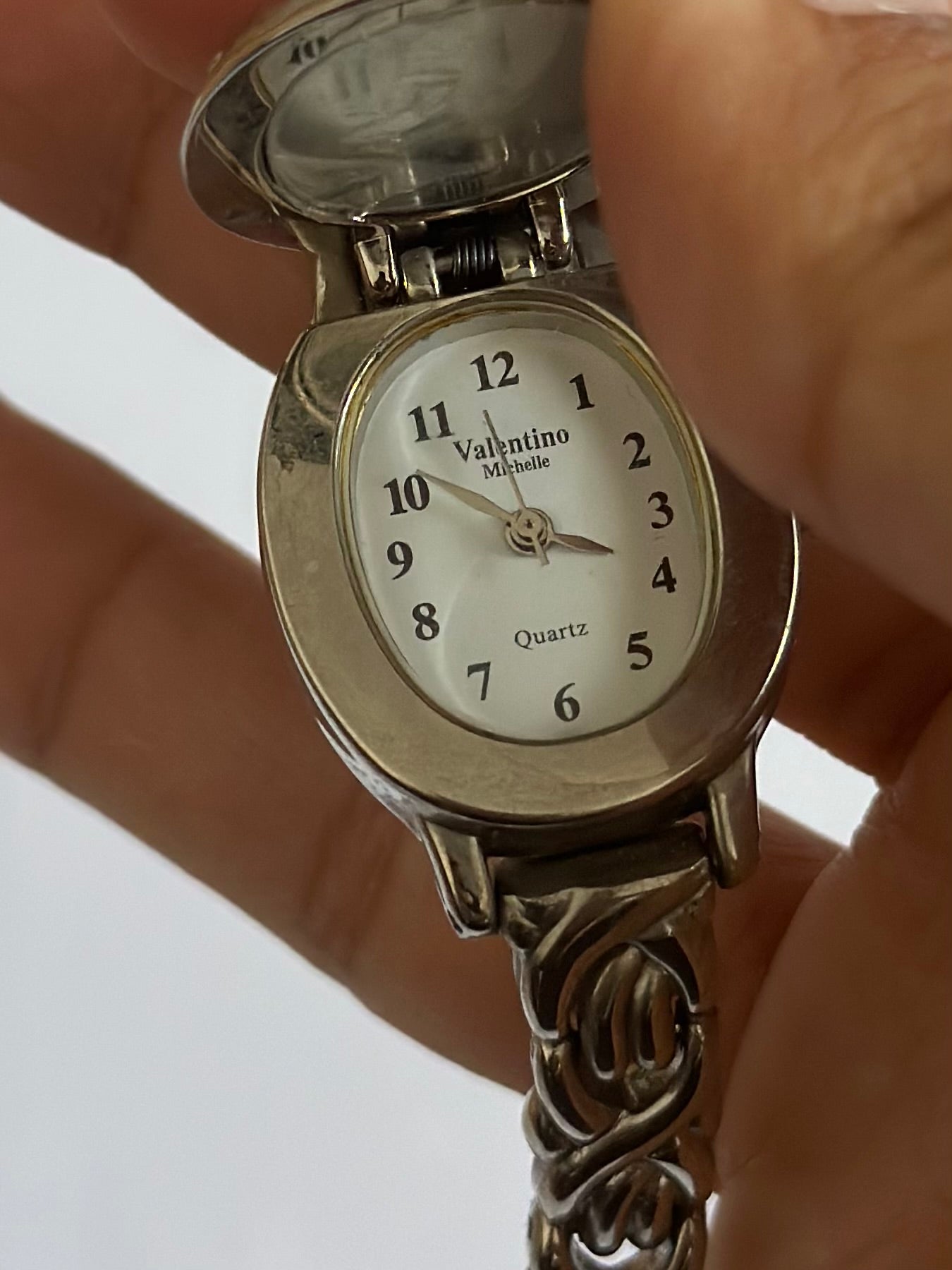 Cameo Hidden Silver Watch
