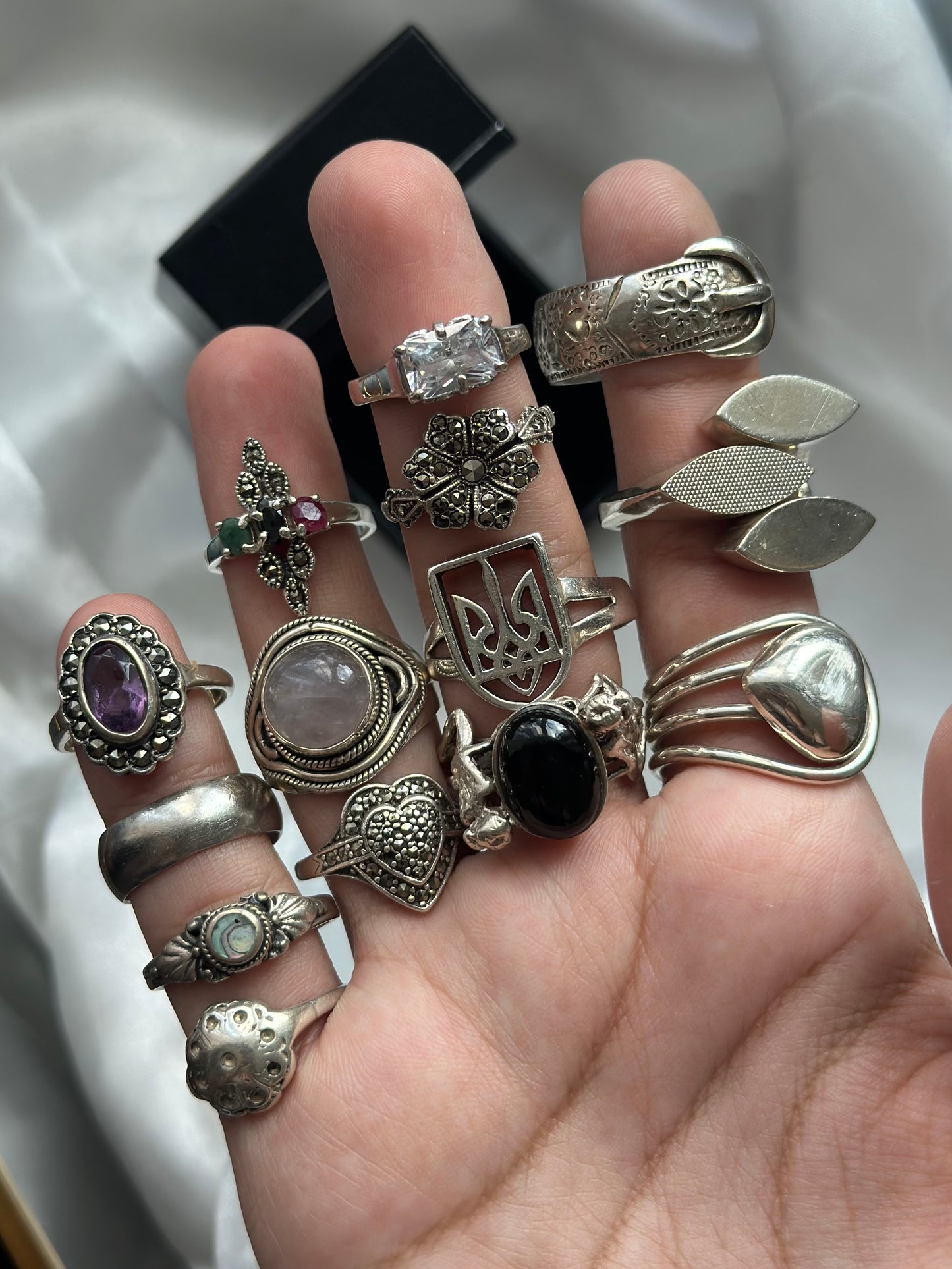 Sterling Silver Abalone Ring