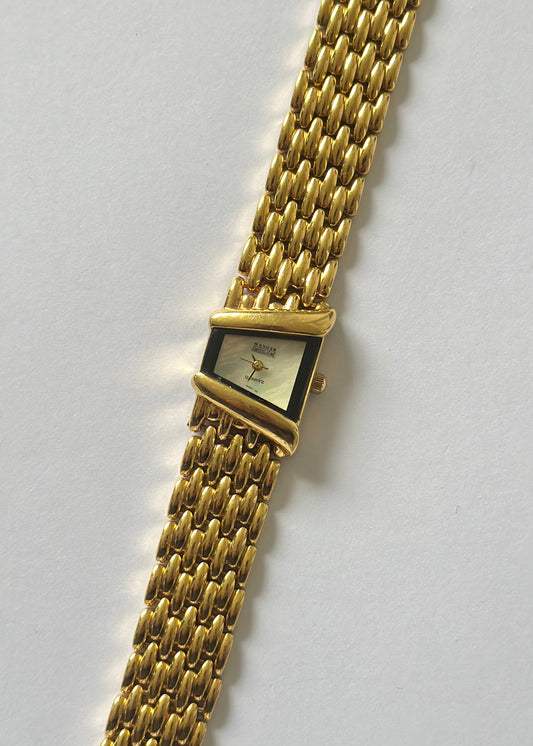 Gold Asymmetrical Watch