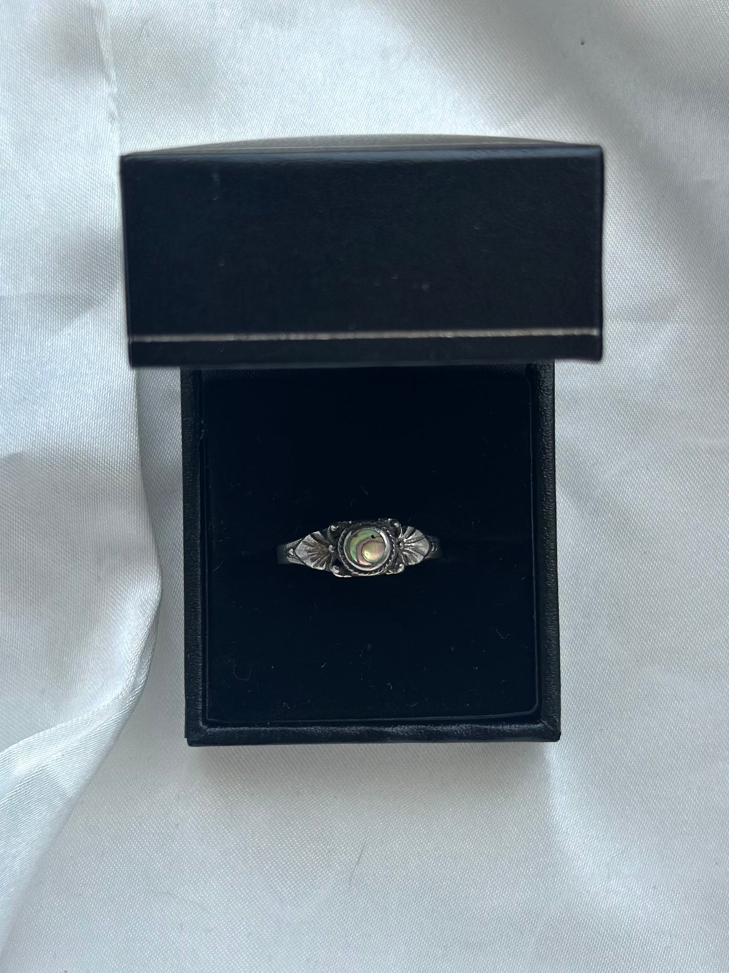 Sterling Silver Abalone Ring