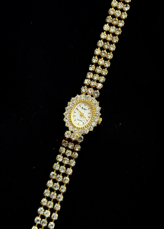 Diamante Gold Watch