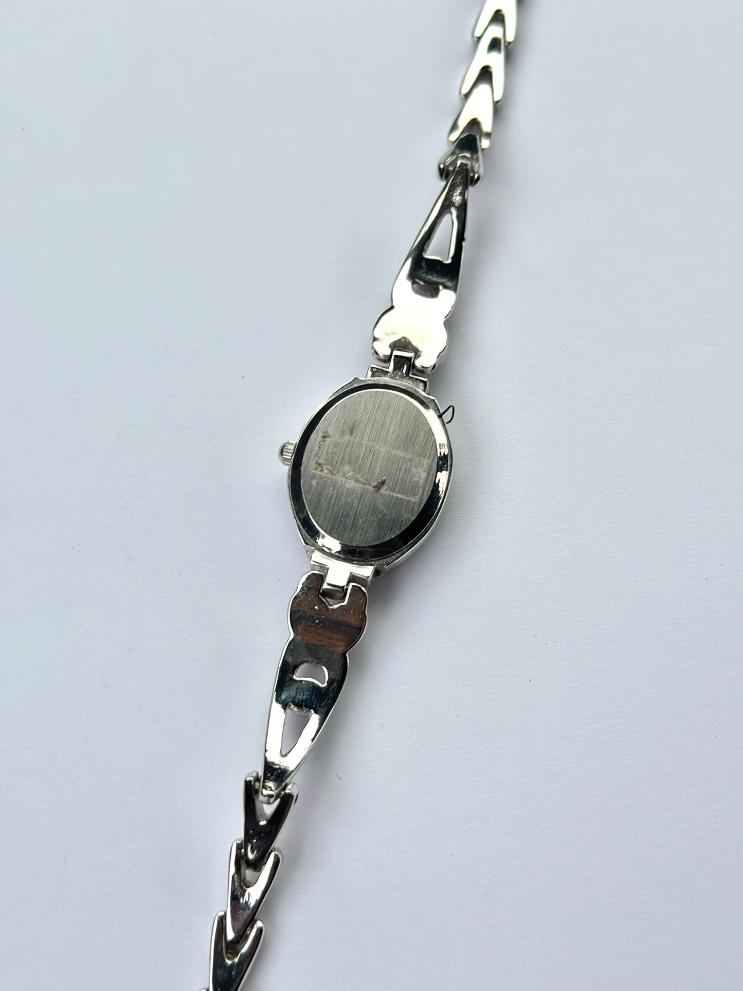 Dainty Stone Silver Watch