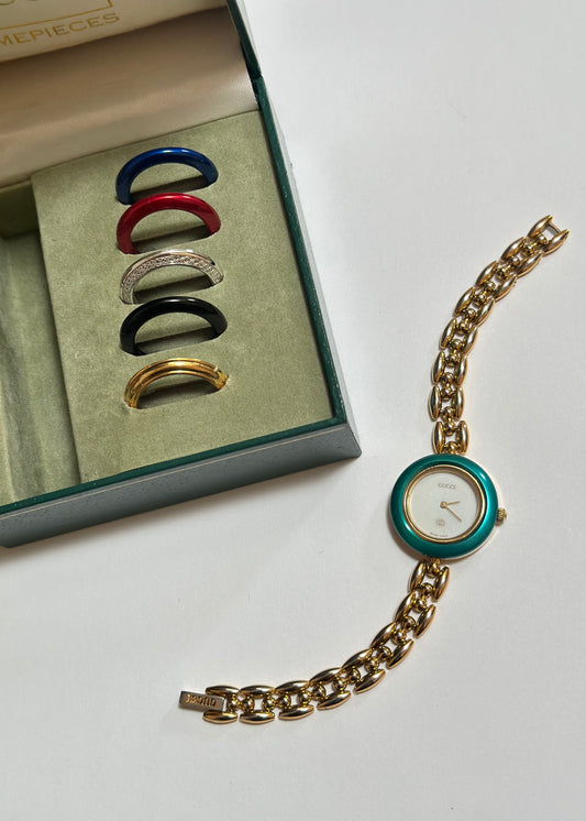 Gucci Bezel Watch with Diamond Unique Bezel