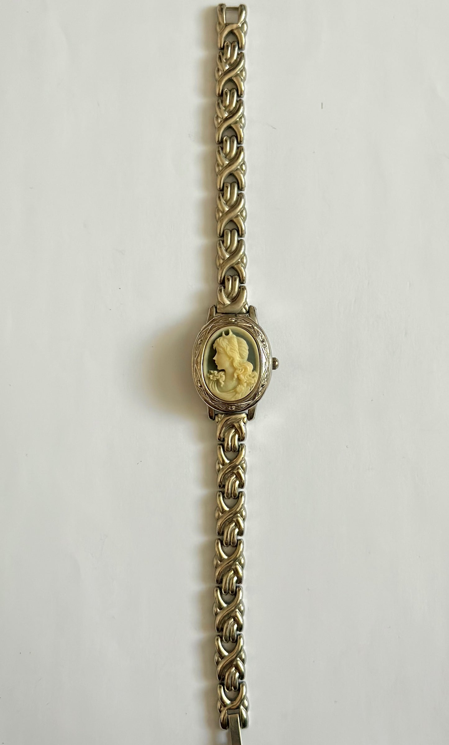Cameo Hidden Silver Watch