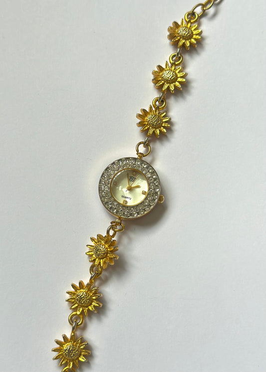 Gold Sun repurposed Watch