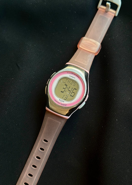 Digital Pink Watch