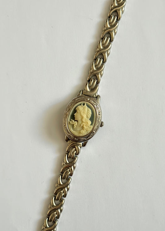 Cameo Hidden Silver Watch