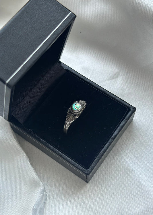 Sterling Silver Abalone Ring