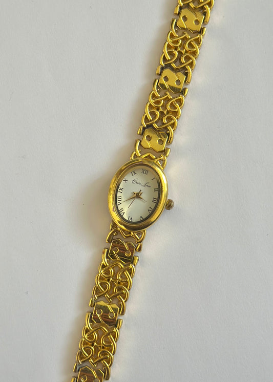 Pattern Gold Watch