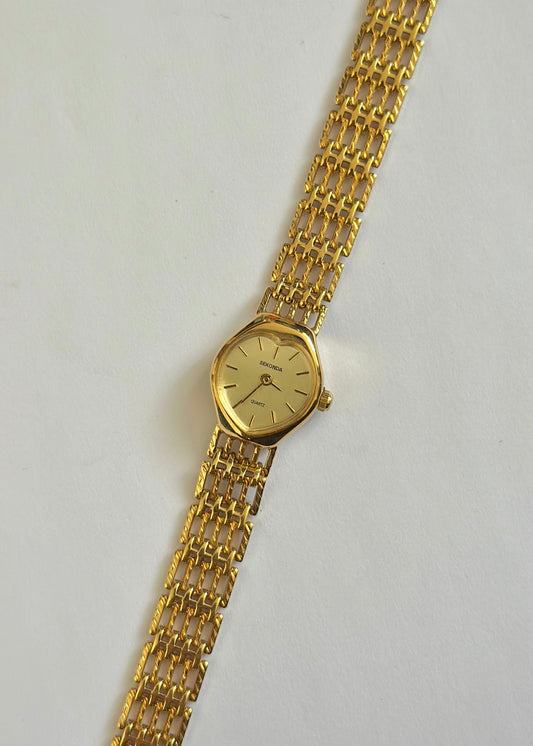 Heart Gold Watch