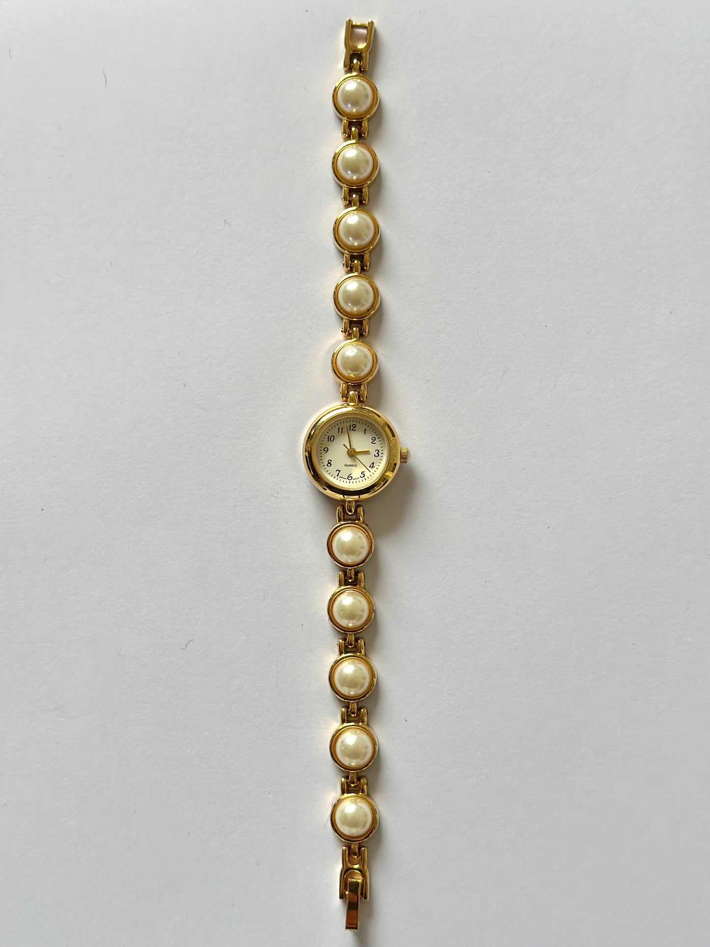 Gold Pearl Watch