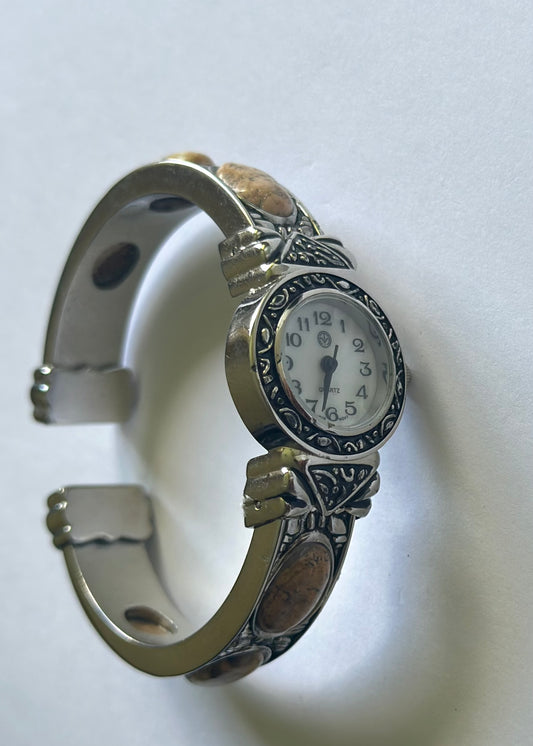 Stone Bangle Watch