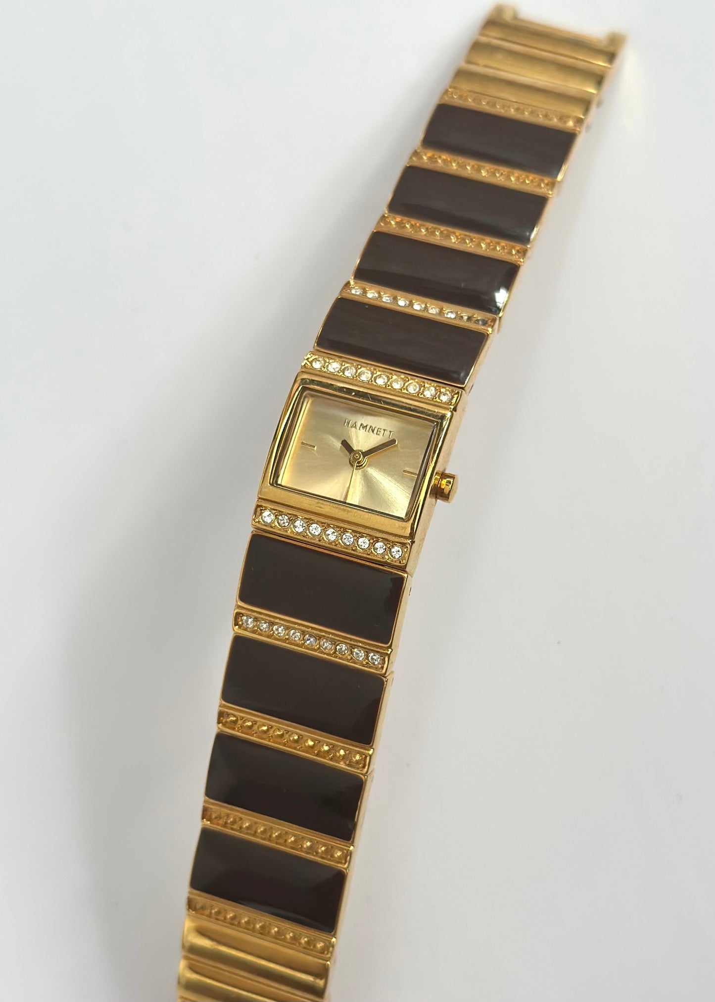 Gold and Brown Watch