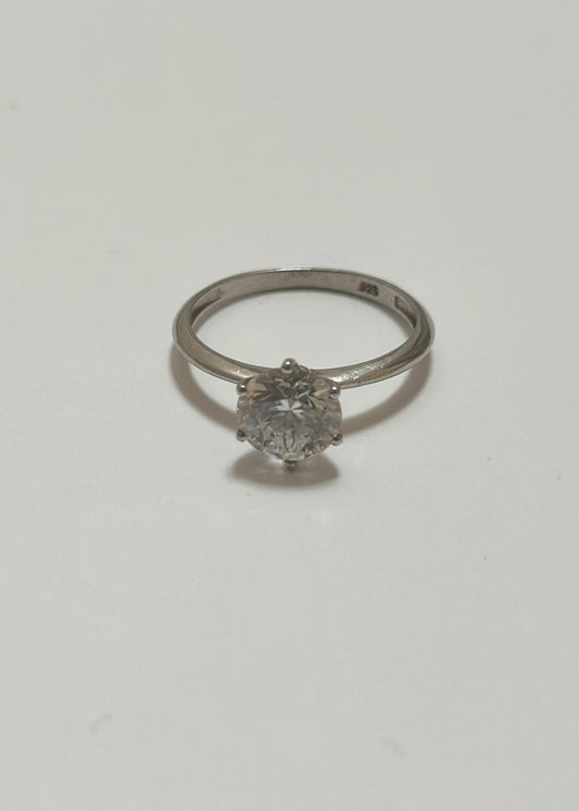 925 Silver Diamond Ring