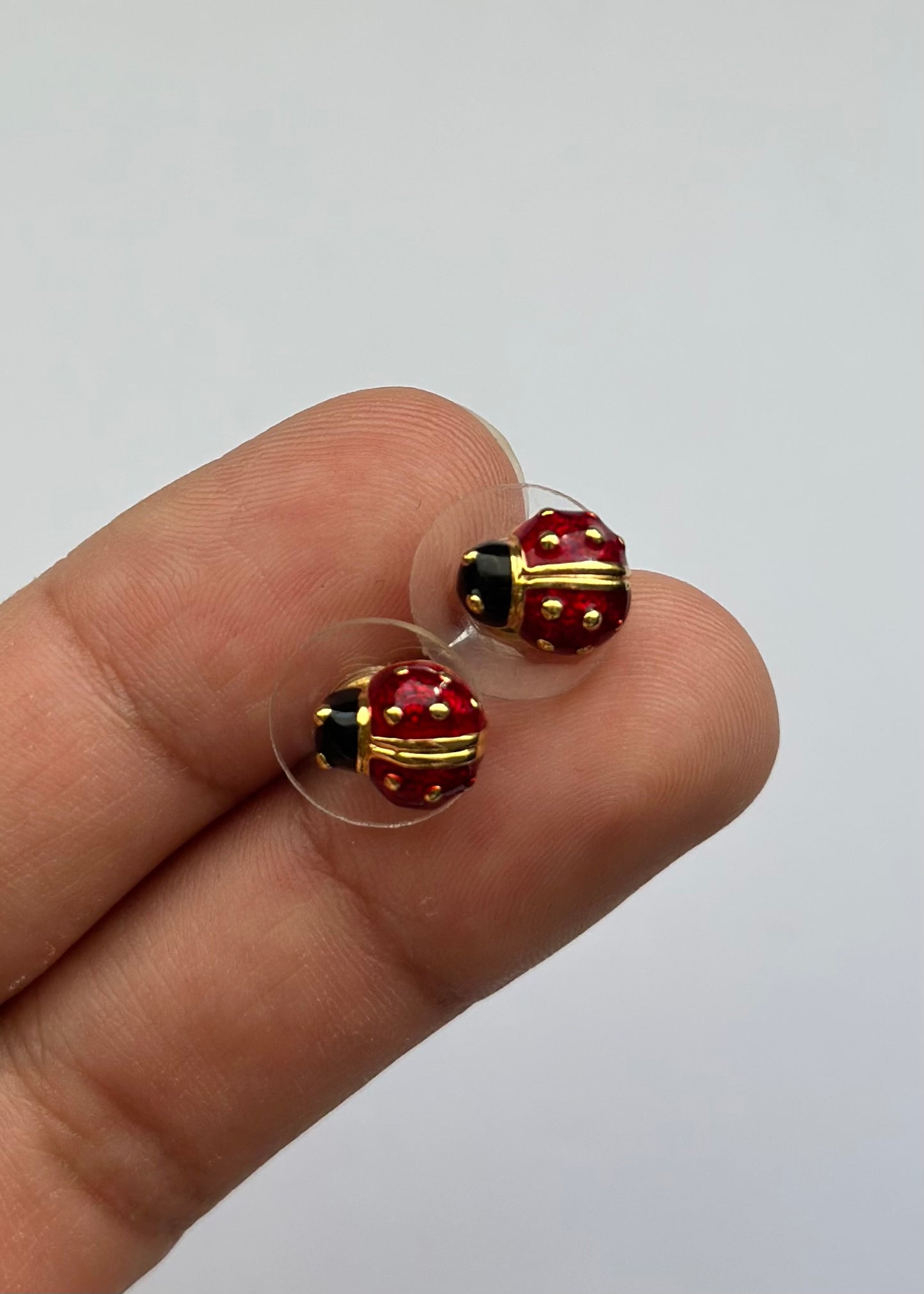 Joan Rivers Ladybug Earrings