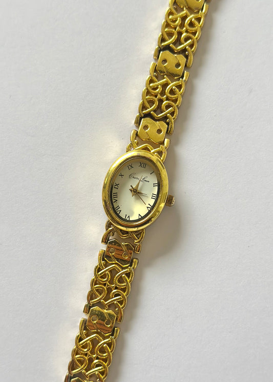 Gold Pattern Watch