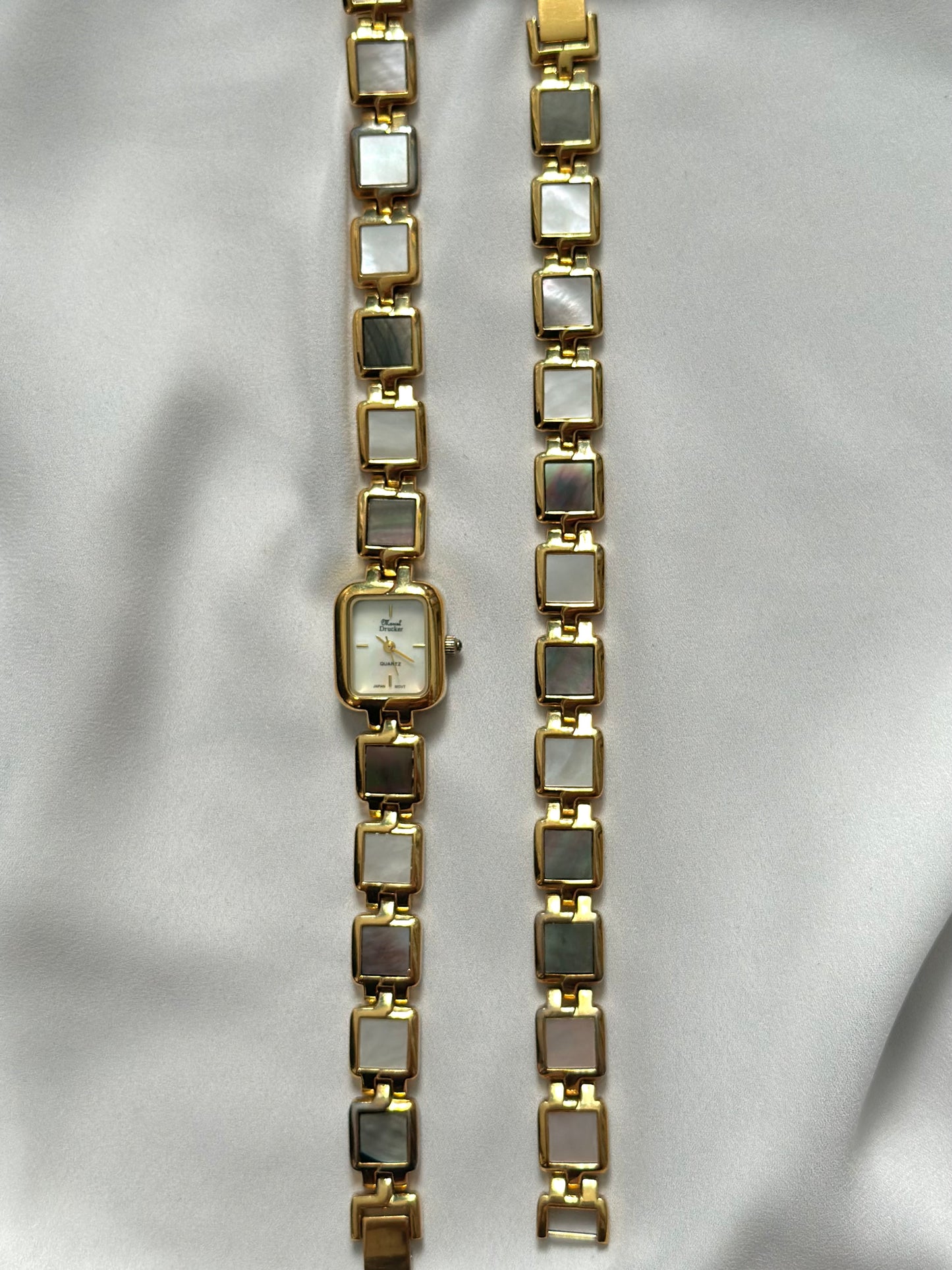 Signature Gold Watch and Bracelet