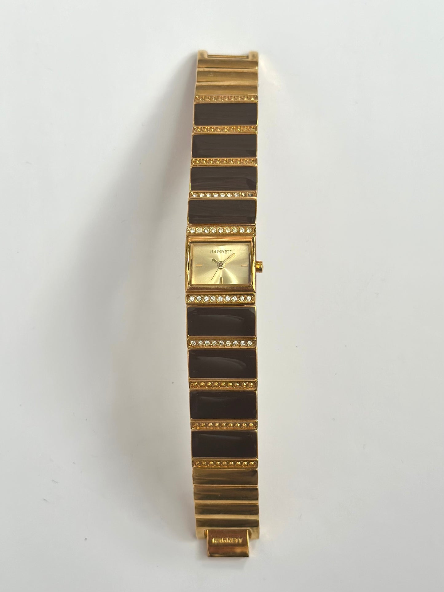 Gold and Brown Watch