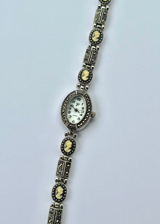 Cameo Silver Watch