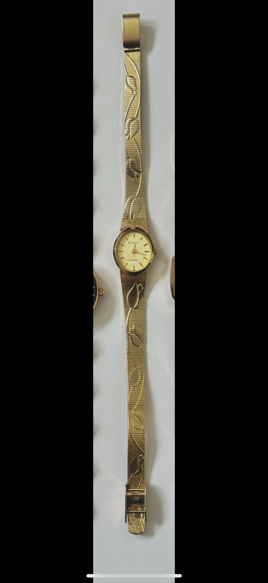 Tulip Gold Watch